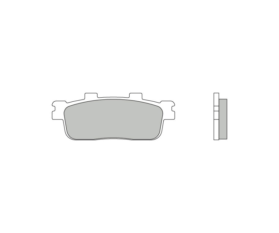 Plaquettes de frein BREMBO scooter métal fritté endurance et freinage thermique