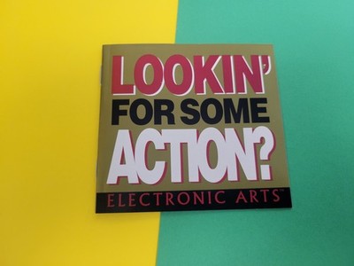 EA Electronic Arts PS1 Lookin  for Some Action PlayStation 1 Game 1997 Insert