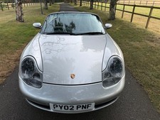 PORSCHE BOXSTER 2.7 986 CONVERTIBLE 58.000 MILES FSH SILVER/ BLUE LTHR