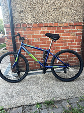 Skyrocket Freestyle 26in Boys Kids Bike Blue/Green Single Speed V-Brake