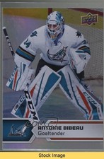 2017-18 Upper Deck AHL Rainbow Foil Antoine Bibeau #96 READ uk2