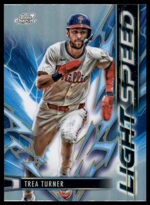 2025 Topps Chrome Cosmic Trea Turner Light Speed #LS-8