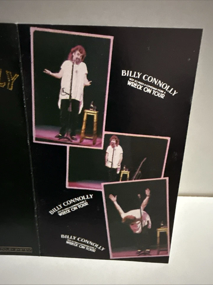 Billy Connolly Wreck On Tour Comedy Cassette Tape Album (Philips, 1985) 02a - Image 4 of 4