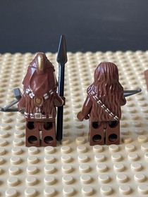 Lego Star Wars Wookiee Warrior Chewbacca minifigures sw0132 7258 7260 FAST SHIP!