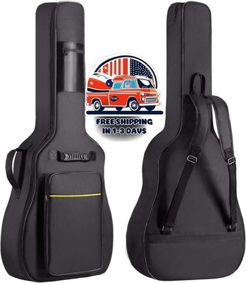Bolsa Para Guitarra Acústica De 41 Pulgadas Y Acolchado Grueso De 0,35 Pulgadas
