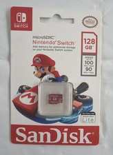 SanDisk 128GB microSDXC Red Memory Card for Nintendo Switch Switch Lite 3
