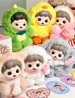 Tntspace Baby Zoraa Fluffy Cottage Vinyl Plush Series Confirmed Blind Box Gift 