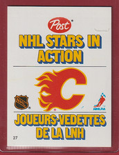 1981-82 Post Standups #27 Willi Plett - Set Break - Flames - 084🔥🏒🔥