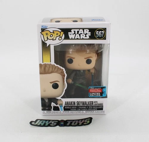 Anakin Skywalker with Lightsabers Funko Pop! Star Wars #567 2022 Fall Convention