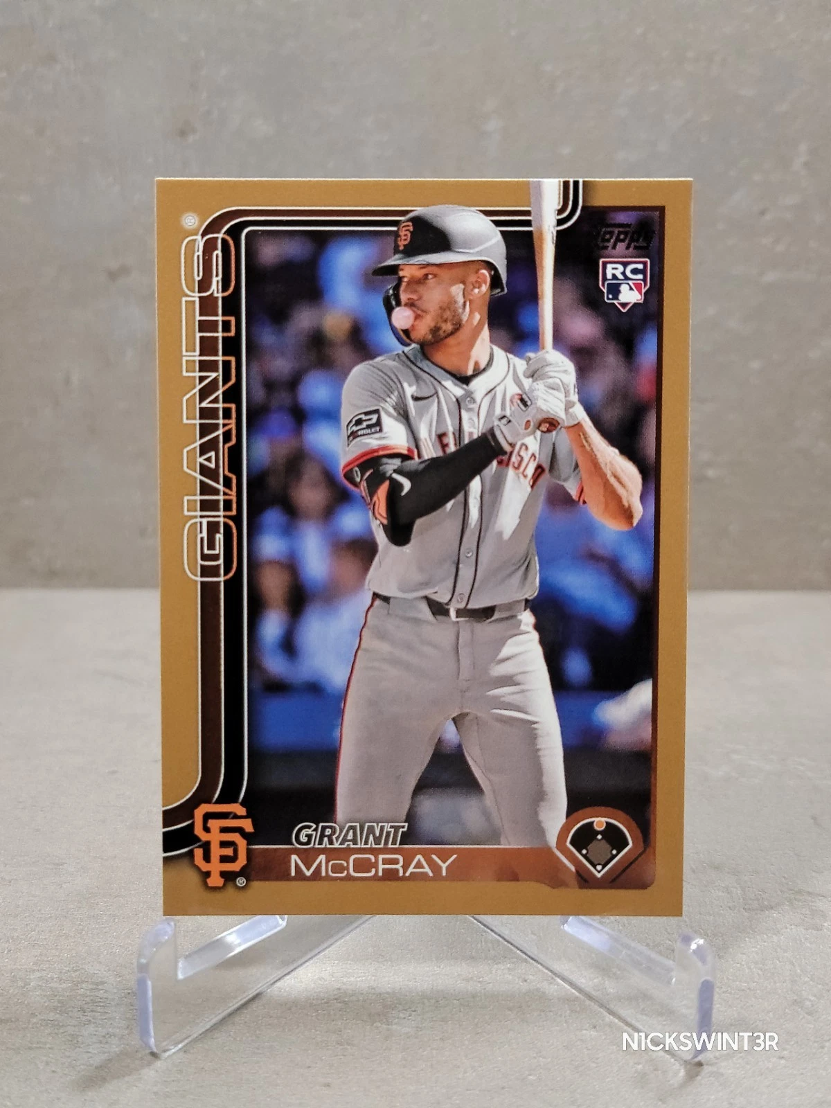2025 Topps Series 1 Baseball - Grant McCray (Gold Parallel #0420/2025) #213