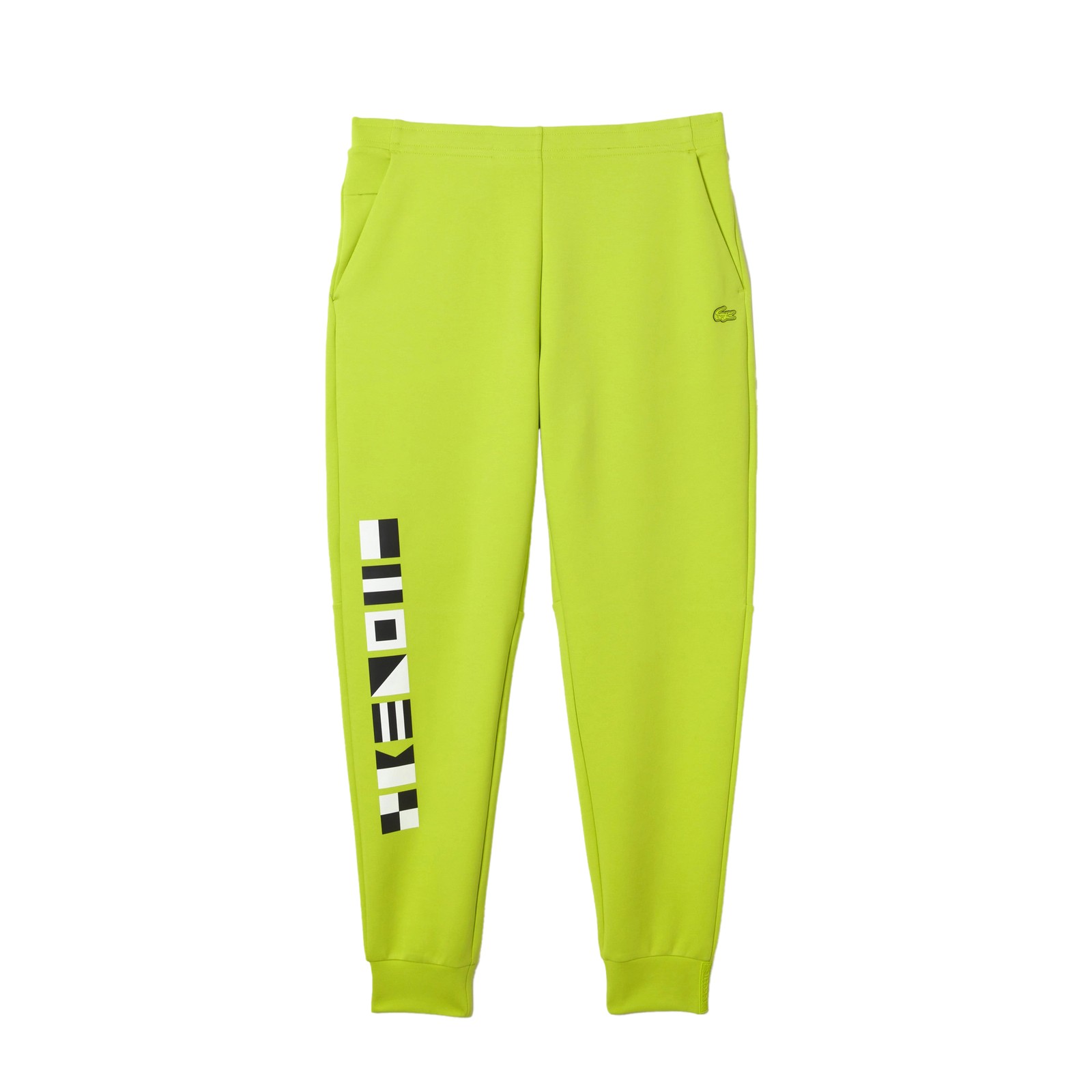Mens Lacoste Yellow Reflective Print Joggers 7690₽