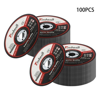 100 Pcs 3''x1/16''x3/8'' Metal & Stainless Steel Cutting Disc for Die Grinders