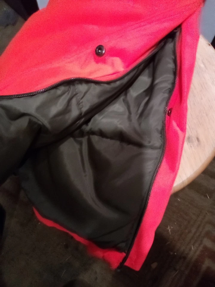 Cabelas Bone Dry Bibs Pants Orange - Image 4 of 4