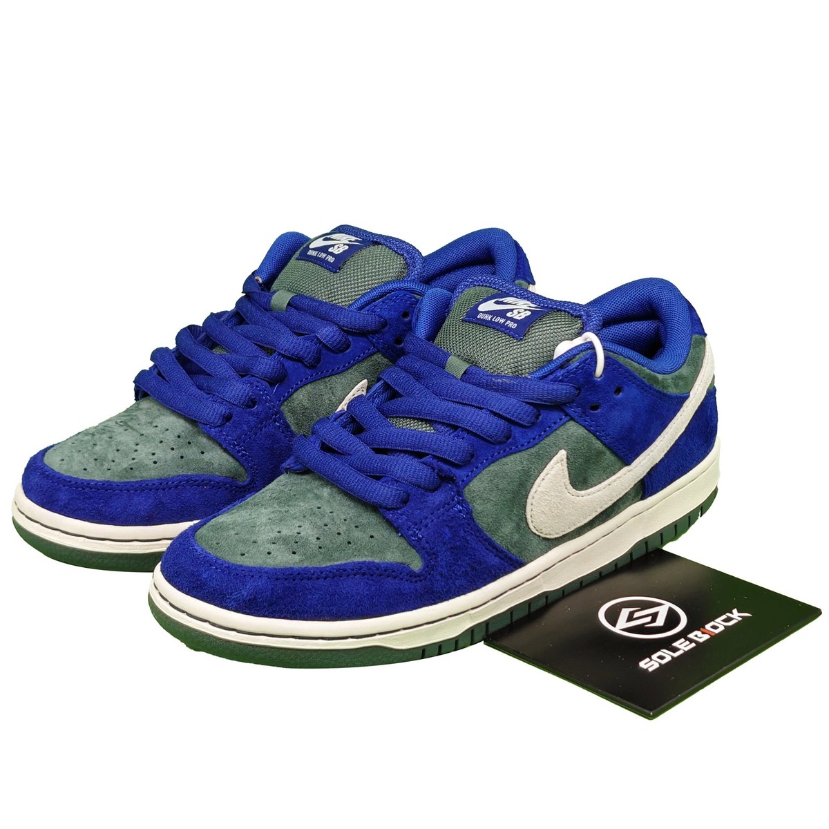 Size 10.5 - Nike Dunk Pro SB Low Deep Royal Vintage Green for sale