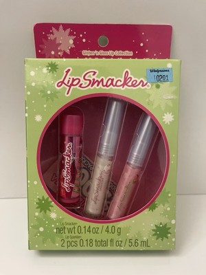 Lip Smacker Glisten n Gloss Cool Raspberry Ice, Lip Sparklers Vanilla Watermelon