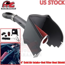 Cold Air Intake Pipe Red Filter For Dodge Ram 1500 Pickup 5.2l 5.9l V8 1994-01