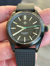 Beaucroft Element Rebel Black, extra strap & clasp, automatic perfect condition