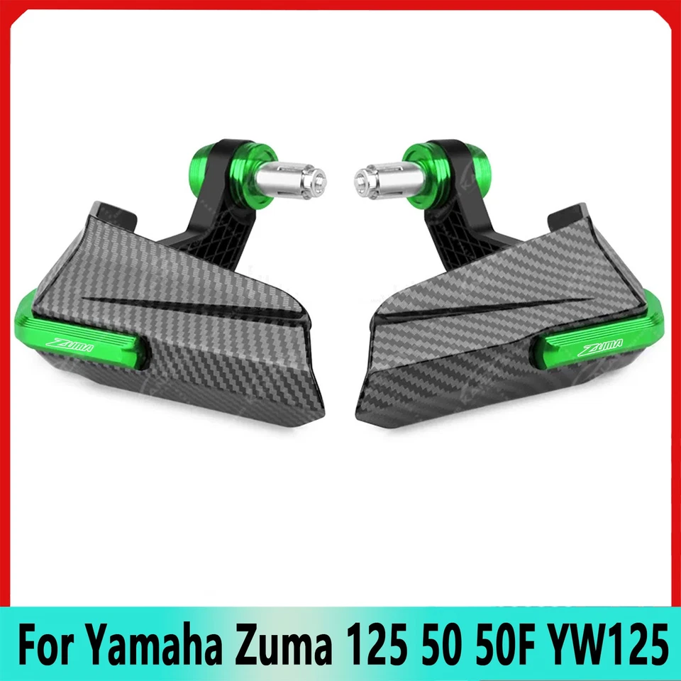Handguard Grips Handle Shield Windshield For Yamaha Zuma 125 50 50F YW125 New Foto 3 de 4
