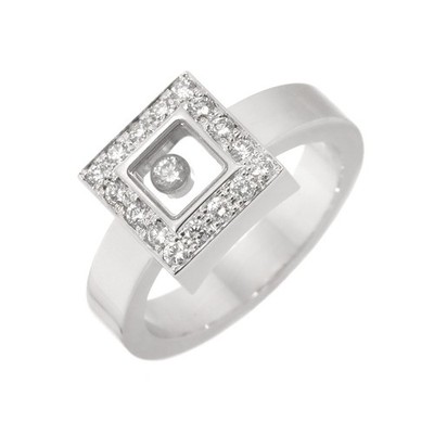 Chopard Happy Diamond Ring 18K WG 750 90287853