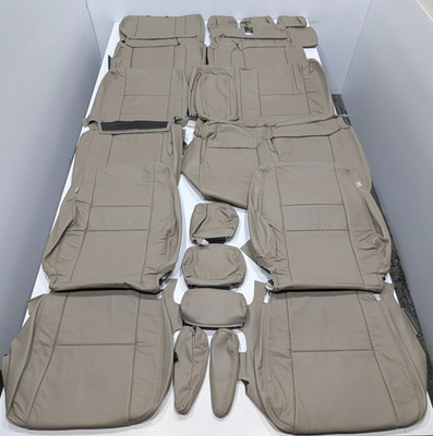 For Toyota Sequoia SR5 2005-2007 Tan Leather Seat Covers T288