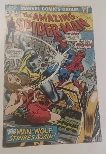 Amazing Spider-Man #125 FN (6.0) (Marvel 1973) 2nd App Man-Wolf