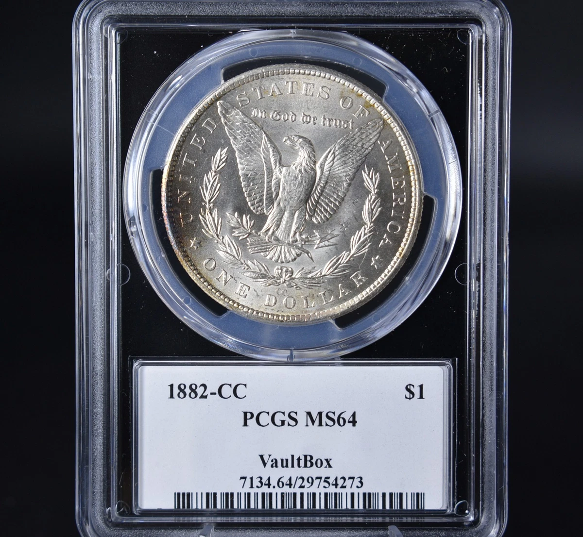 アメリカ モルガンダラー 1882年 CC カーソンシティ PCGS MS63 Carson City Grade MS 64 1882 Year Morgan US Dollars (1878-1921