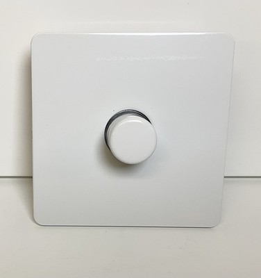 SCHNEIDER ULTIMATE LED Dimmer lackiert weiß schraubenlos 2 Wege Push GU6412LMPW