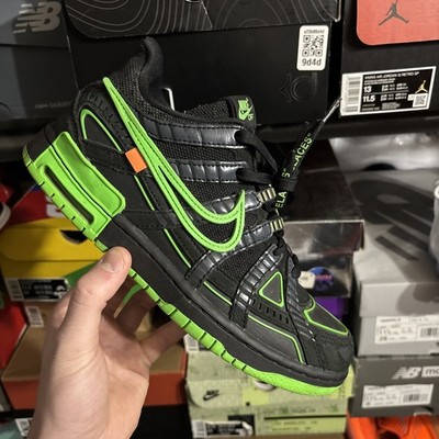 Size 7.5 - Nike Air Rubber Dunk x Off-White Low Green Strike