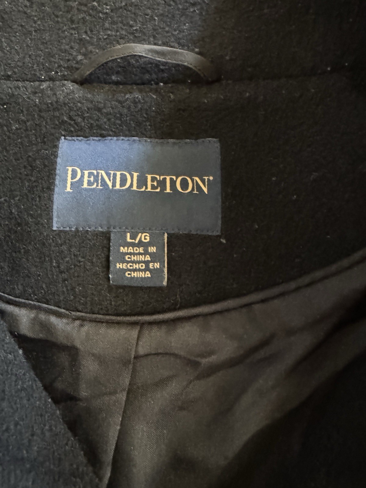 Pendleton Wool Blend Walker Coat Jacket Maroon Pl… - image 7