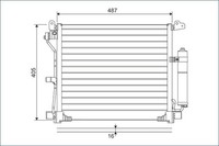 Valeo Kondensator Klimaanlage 822579 Aluminium FüR Nissan Juke F15 Van Dci