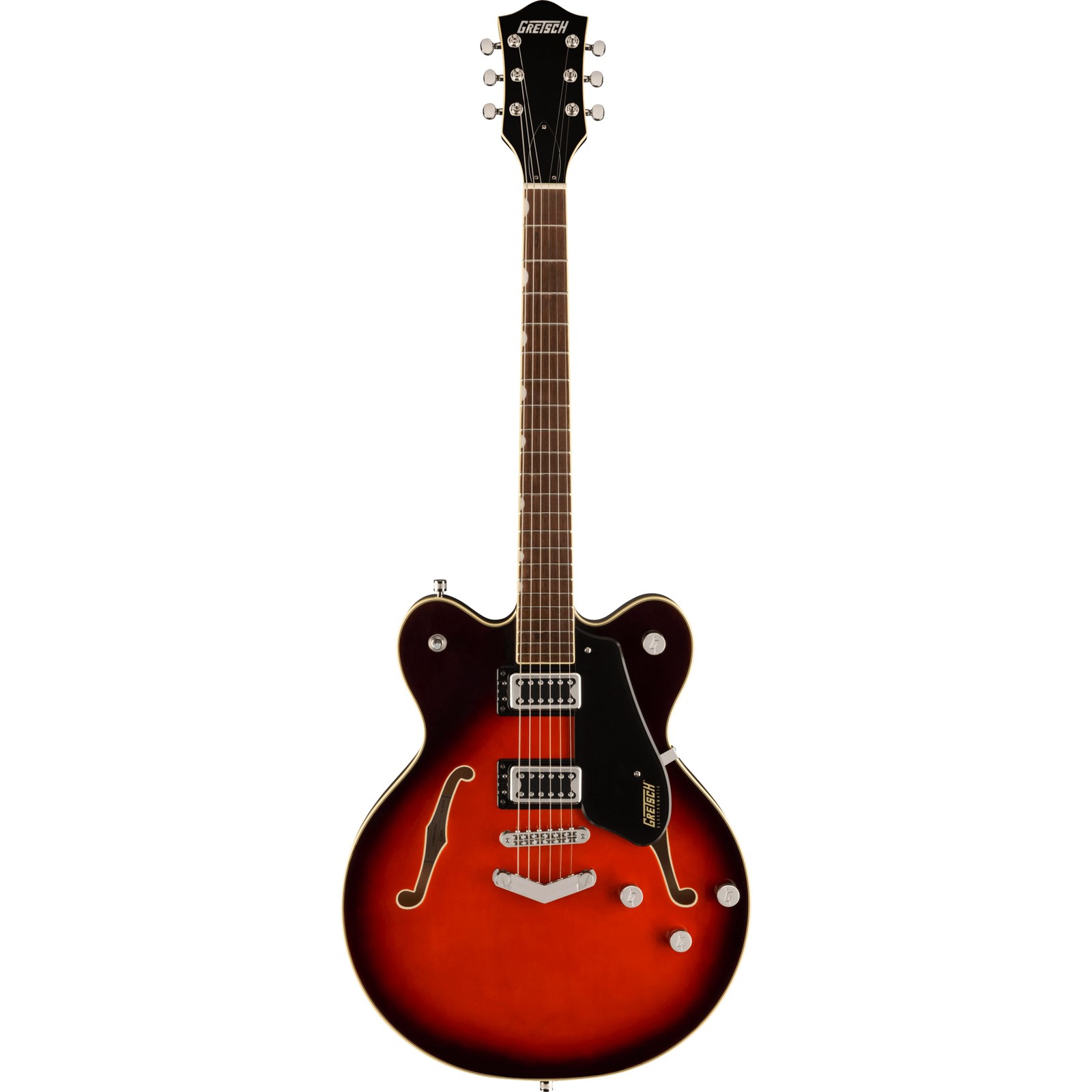 Gretsch G5622 Electromatic Center Block Double-Cut V-Stoptail Claret Burst - 144990₽