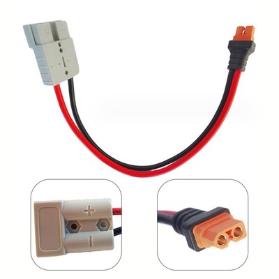 Easy Solar Panel Connection 50A 10AWG Adapter Cable with For Connector