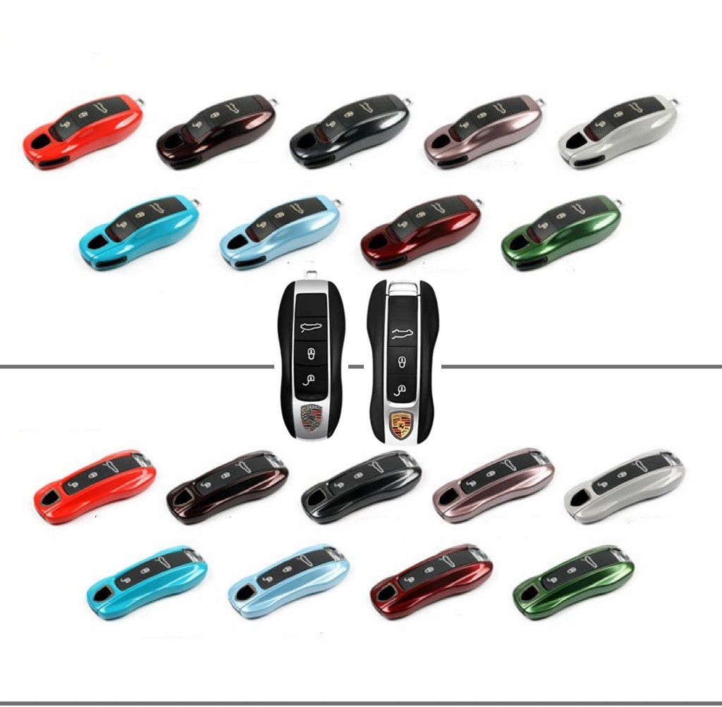 Key Fob Cover Replace Shell for Porsche Cayenne Panamera Macan 911 718 Cayman