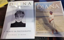 Princess Diana of Wales Commemorative Tribute HC Book 2nd Print 1998 BKBX15