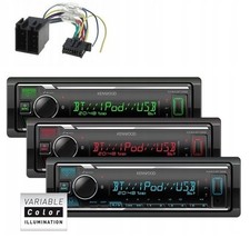Kenwood KMM-BT358 Autoradio mit Bluetooth MP3 USB AUX VarioColor 4x50W 3 xRCA