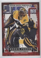 2015-16 Upper Deck Portfolio Rookie Color Photos Malcolm Subban #230 0c6