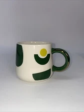 Tabitha Brown Stoneware Mug Target Collab 12 Oz. Green White Yellow MCM