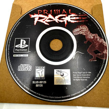 Primal Rage - PS1 PlayStation 1 - RESURFACED - Black Label - Disc Only