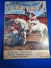 Vintage 1944 Ringling Bros & Barnum & Bailey Circus Souvenir Program Magazine