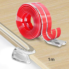 1/2/3M Table Edge Guard Furniture Corner Protector Strip Self Adhesive Transpare