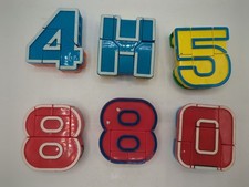 Lakeshore Learning Numberbots Transforming Numbers Lot of 6 - LV57-3
