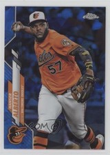2020 Topps Chrome Sapphire Edition Hanser Alberto #341 1s8