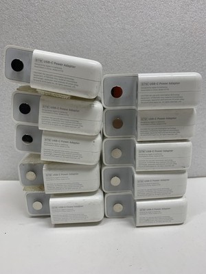 LOT of 10 Apple A1719 87W USB-C Power Adapter Charger-NO PLUG