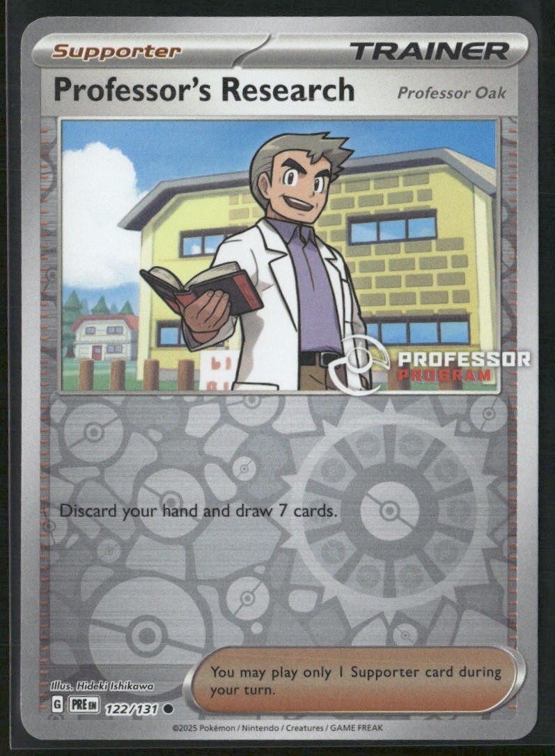 Professor's Research Oak 122/131 - Pokemon TCG Professor Program Promo 2025 | eBay Professor's Research Oak 122/131 - Pokemon TCG Professor Program Promo 2025 | eBay
