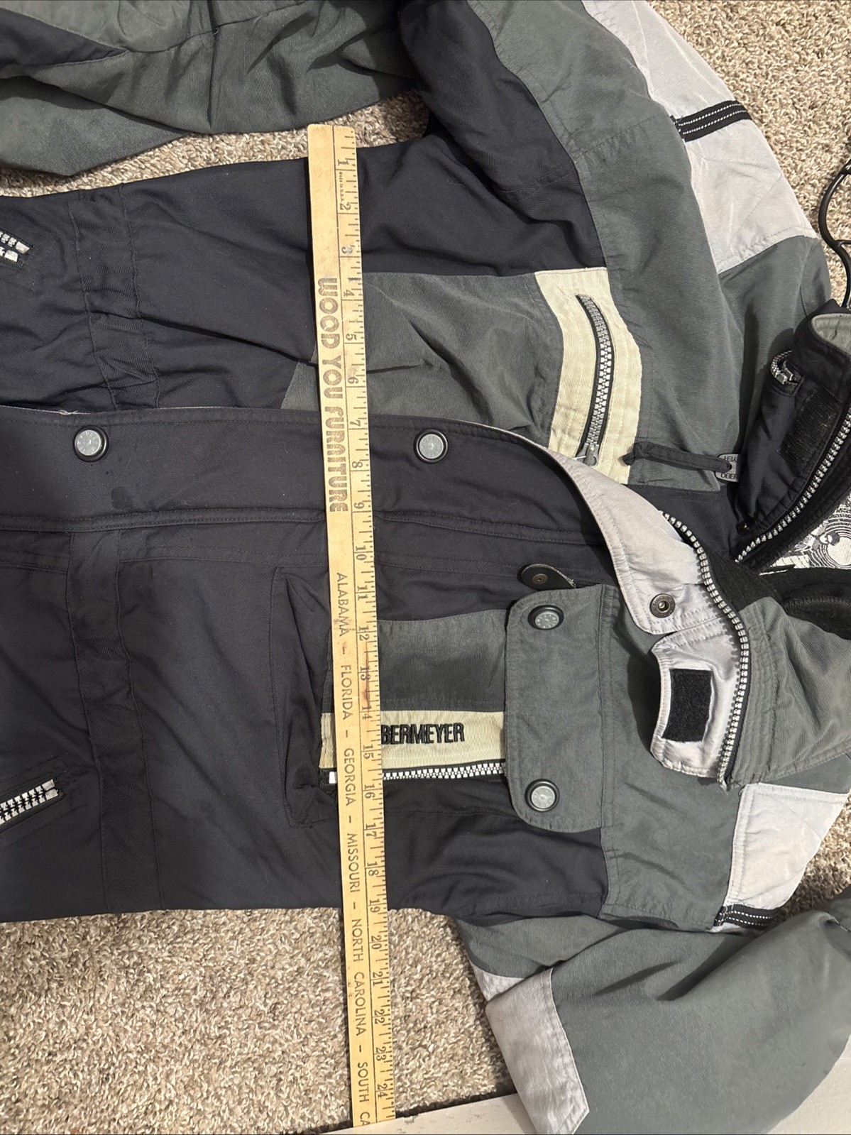 Obermeyer Pacesetter Jacket Black Removable Hood … - image 9