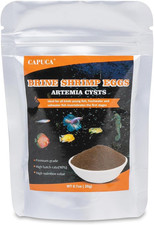 Brine Shrimp Eggs Fish Food - Sea Monkey Eggs 90 Hatch Rate Aquatic Foods for F