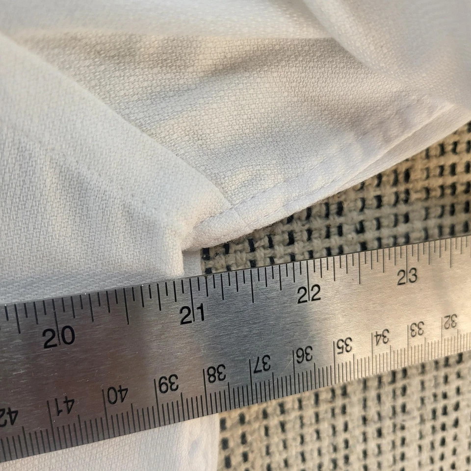 Saks Fifth Avenue Shirt Mens 15.5 34/35 White Trim Fit Button Down Long Sleeve - Image 4 of 4