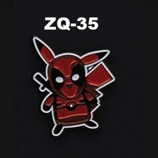 Deadpool Pikachu Parody Mini Pool Cute Enamel Pin FREE USA Shipping ZQ-35