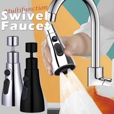 Universal 360  Rotate Kitchen Faucet Extender Aerator Plastic Splash Filter Kitc