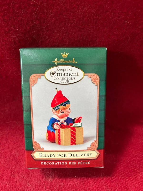 Hallmark Keepsake Collector's Club Ornament 'Ready for Delivery'